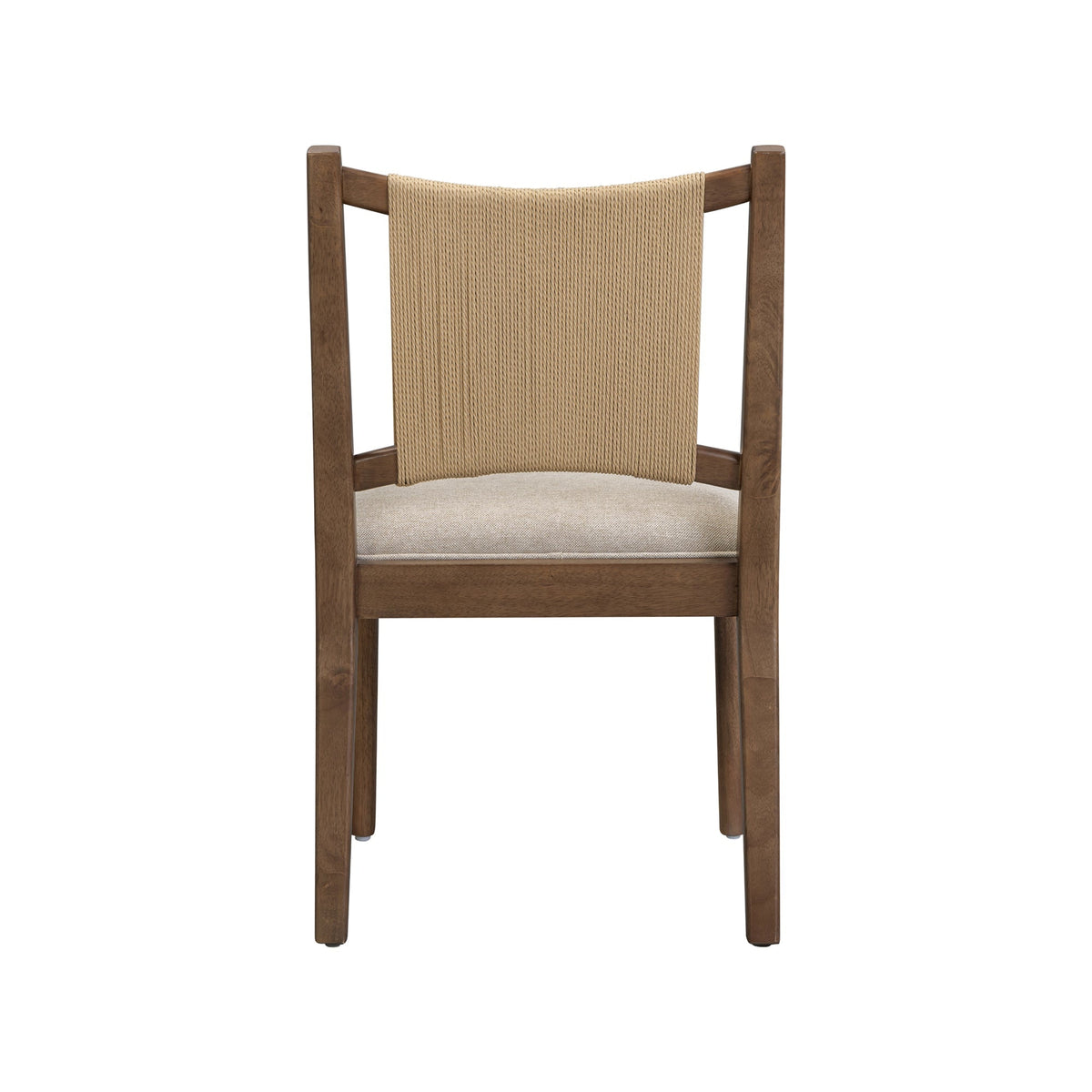Arched Back Seagrass Dining Chair Medium Brown