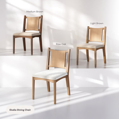 Arched Back Seagrass Dining Chair Medium Brown