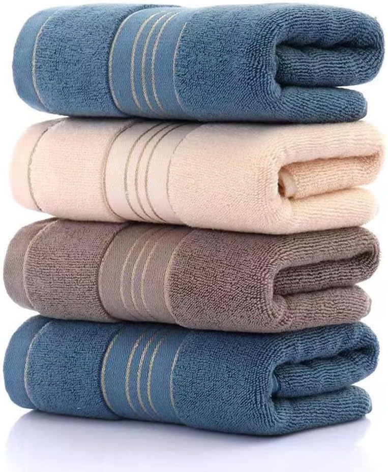 Zuorery 4 Pack Hand Towels for Bathroom, Cotton Soft & Absorbent | Decorative Hand Towel Set for Face Spa Bath Gym Kitchen, 13x30 Inch, Premium materials ensure