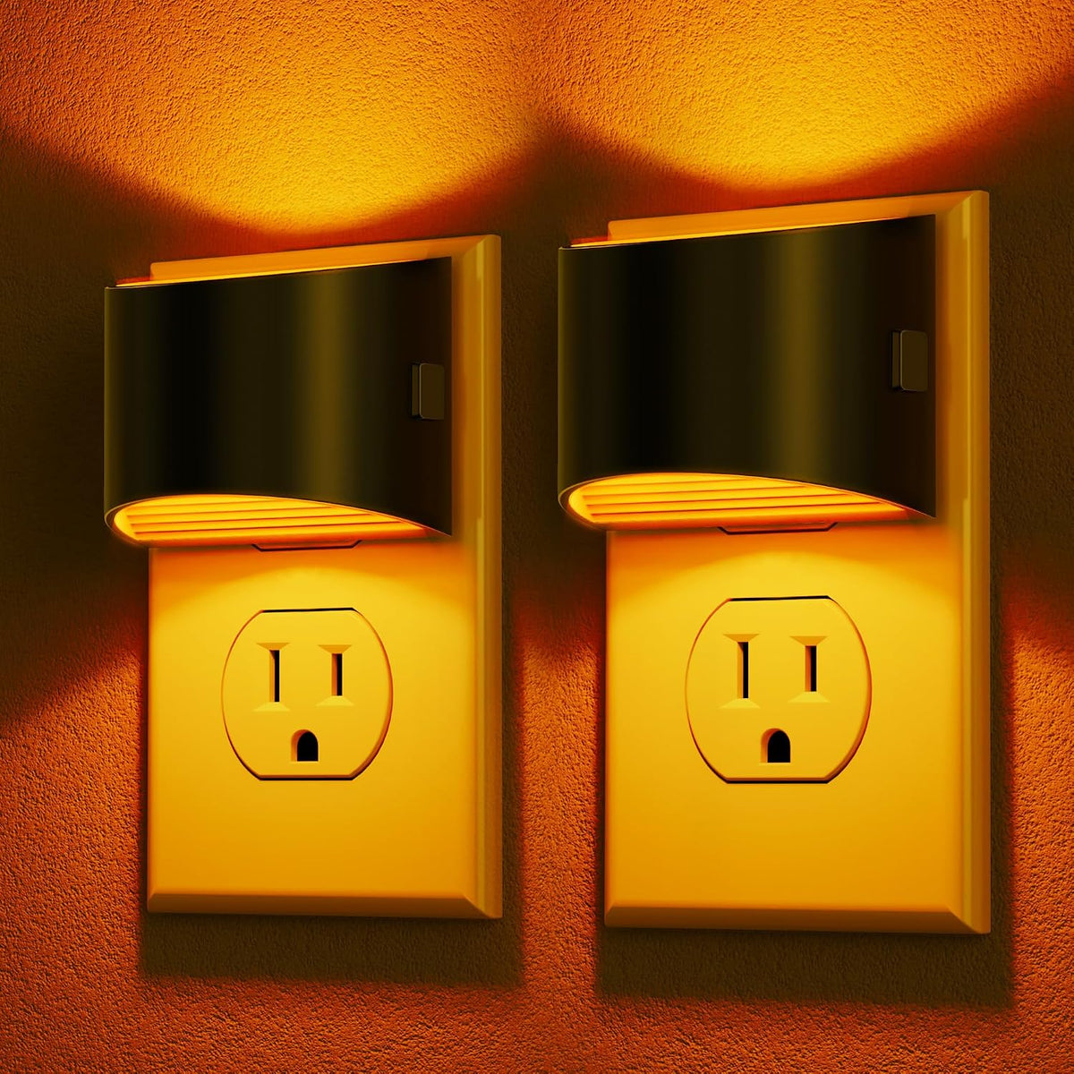 DORESshop Night Light, Night Lights Plug into Wall, Adjustable, 3000K | 3 Level Brightness Adjustable Night Light, Dusk to Dawn Sensor, Nightlights for Adults, Bedroom, Bathroom, Hallway, 2 packs