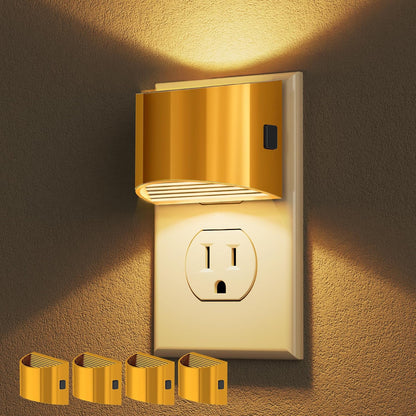 DORESshop Night Light, Night Lights Plug into Wall, Adjustable, 3000K | 3 Level Brightness Adjustable Night Light, Dusk to Dawn Sensor, Nightlights for Adults, Bedroom, Bathroom, Hallway, 2 packs