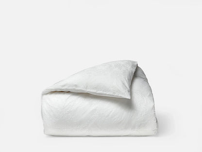 Heirloom Organic Sateen Jacquard Duvet Cover