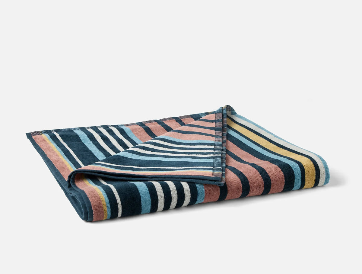 Dawn Stripe Organic Beach Towel