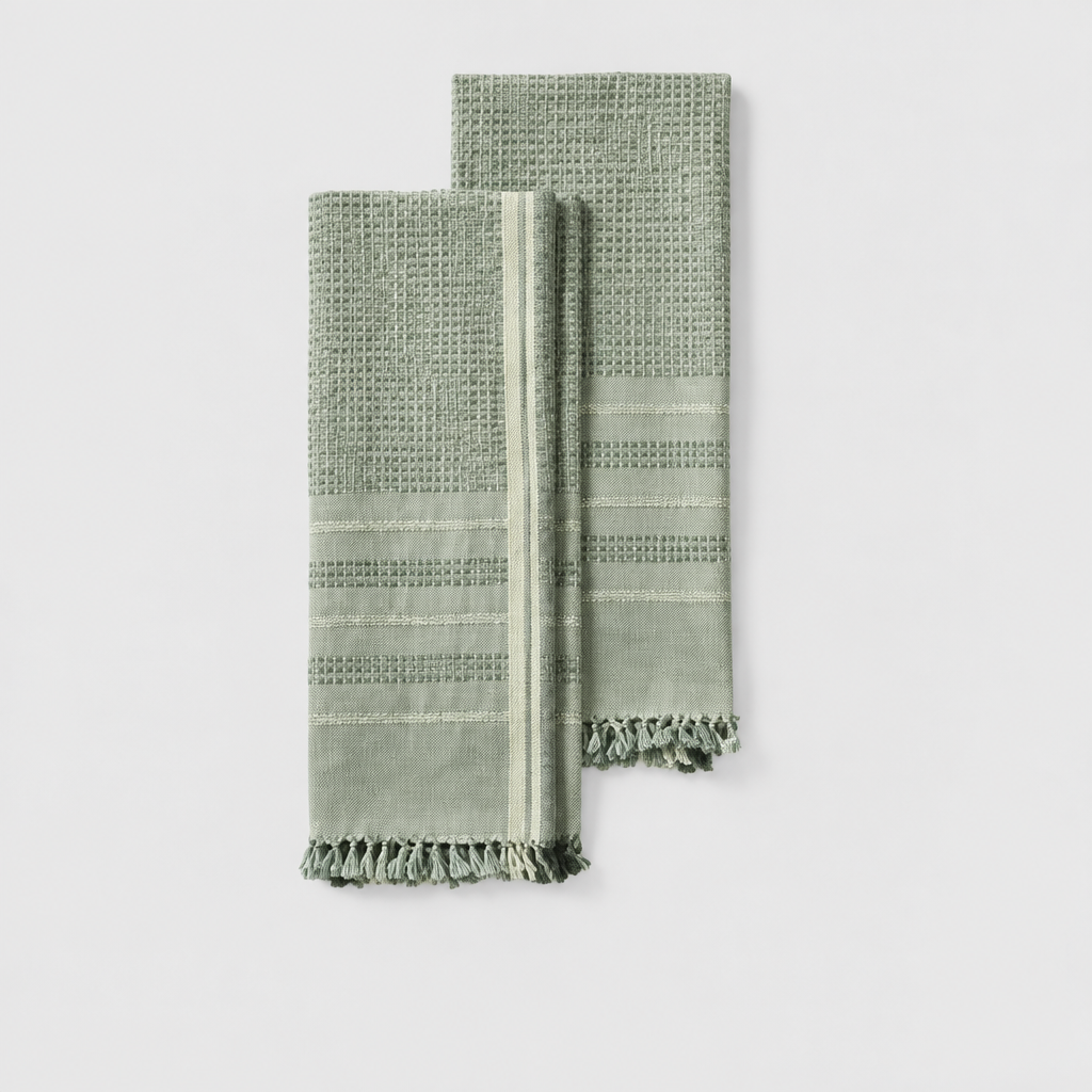 Bay Organic Hand Towels, Set Of 2