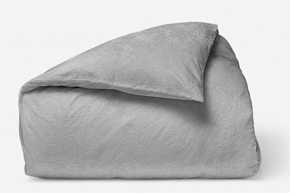 Heirloom Organic Sateen Jacquard Duvet Cover