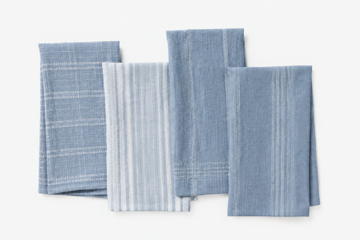 Fillmore Organic Kitchen Towels, Set of 4