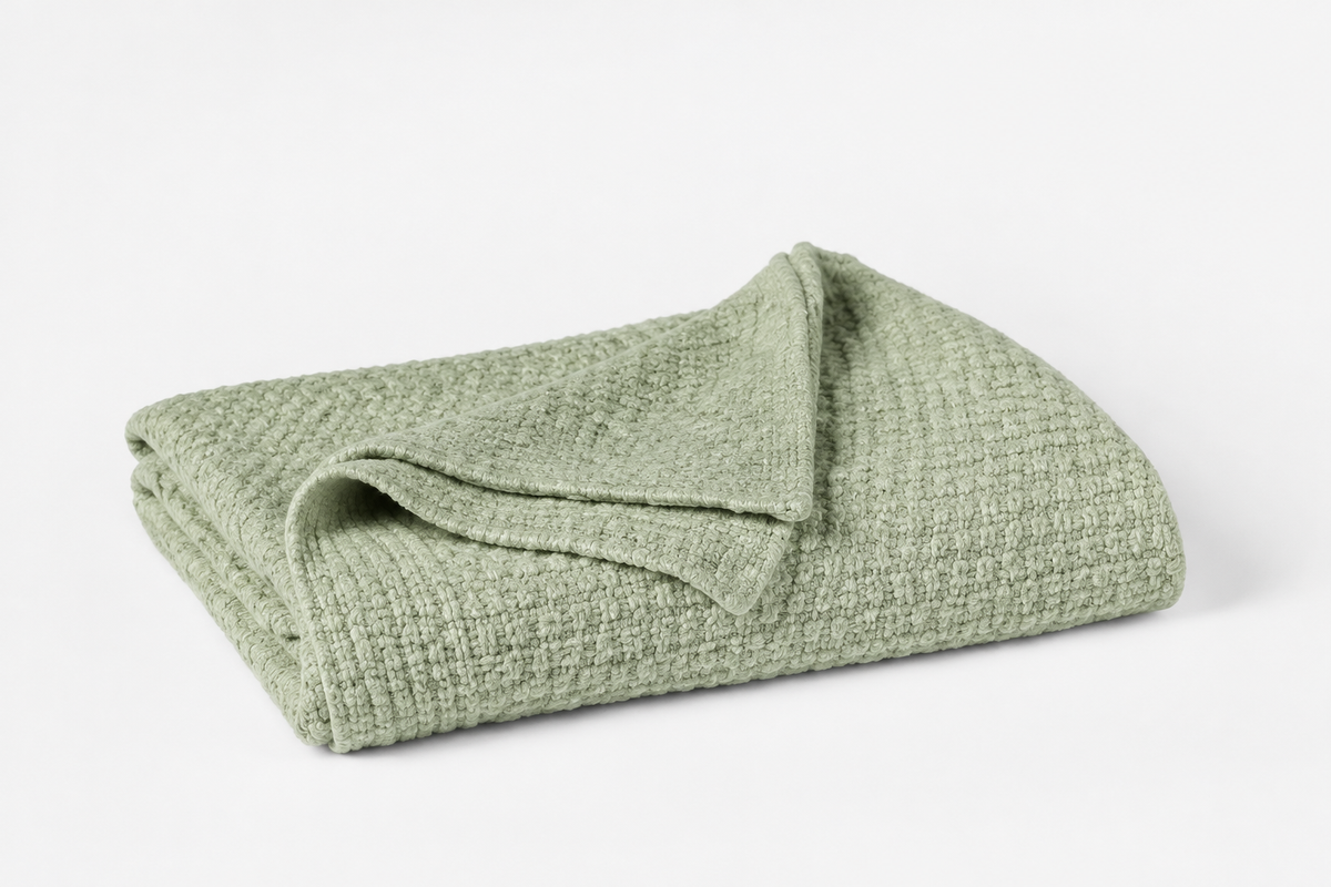 Cordillera Alpaca Cotton Knit Throw